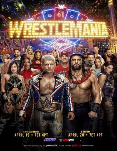 WWE WrestleMania 41 (19th April 2025) PPV